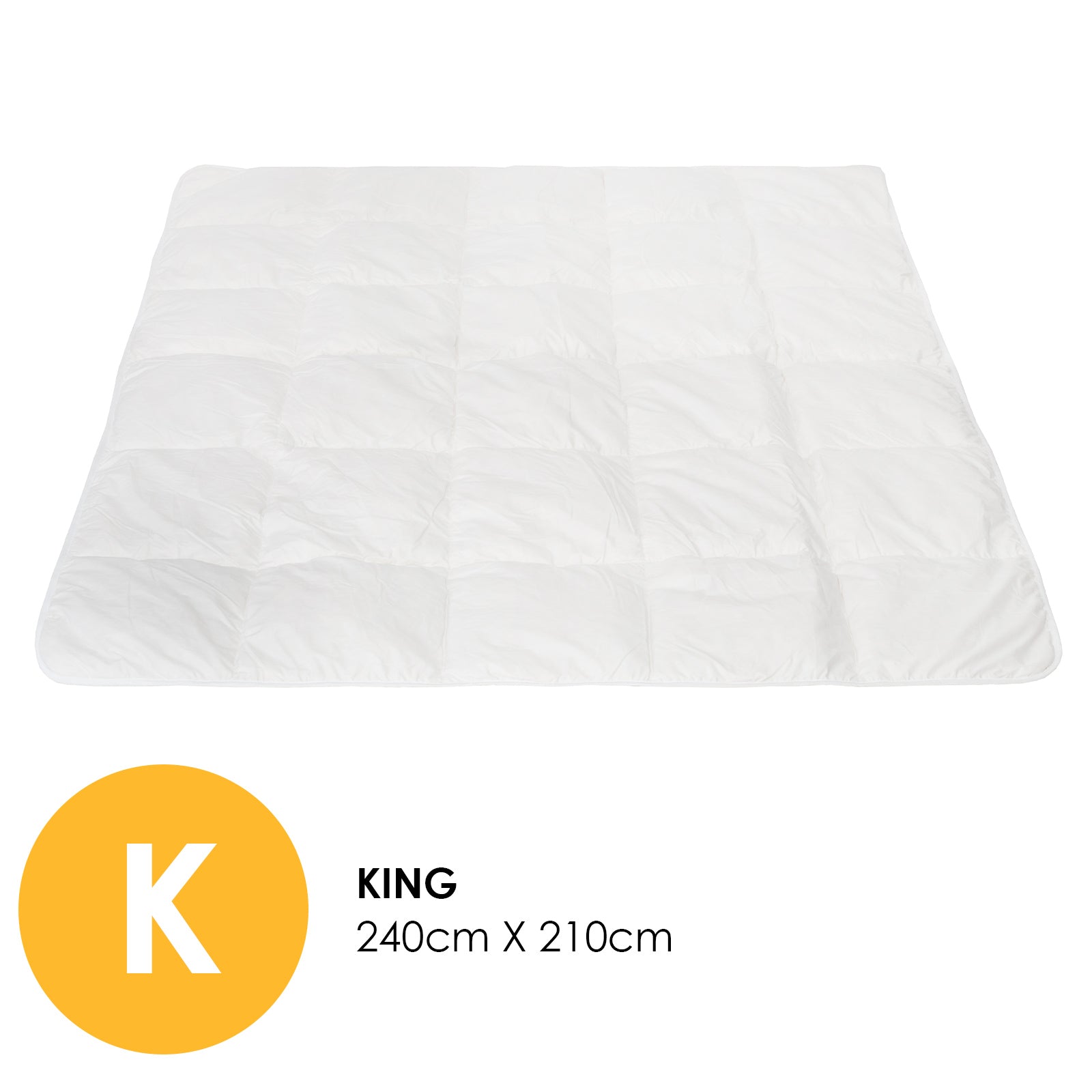 NNEIDS Deluxe 260GSM Eco-Silk Touch Quilt - King