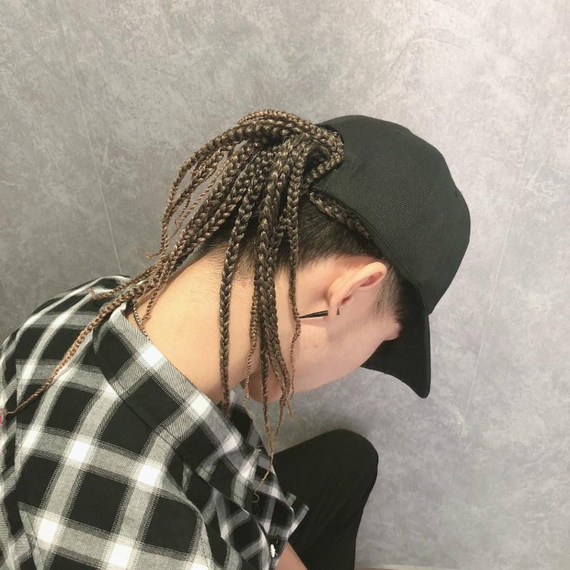 NNEIDS Dreadlocks Braid Hat Cap - 35Cm Length