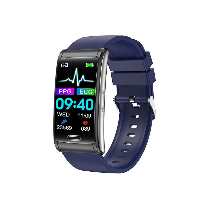 NNEDSZ Smart Watch With Heart Rate And Blood Pressure Monitoring - Colour Screen - Red